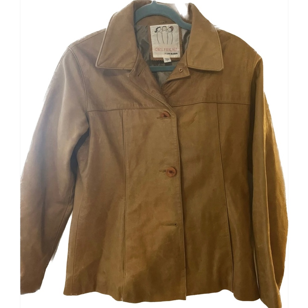 Vintage brown leather jacket